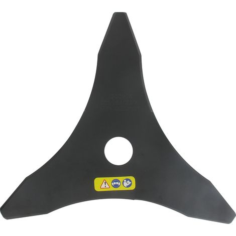 GREENSTAR - Lama a 3 denti - Adattabile per decespugliatore - Taglio da 255 mm, foro 25,4 mm e spessore 2,3 mm - Qualità superiore