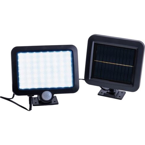 Solar Außenleuchte Solarpanel Berto Bewegungsmelder schwarz Strahler & Flutlichter (1/3)