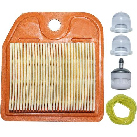 Kit ligne filtre air-carburant avec ampoule d'amorçage pour Stihl HS81 HS81R HS81RC HS81T HS86 HS86R HS86T Taille-haies 4237 141 0300 (1/5)