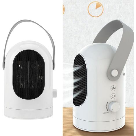 600W Portable Heater, 180° Rotating, Fast Heating, Quiet Operation, for Office, Home, EU Plug, 220V/50Hz (1/5)