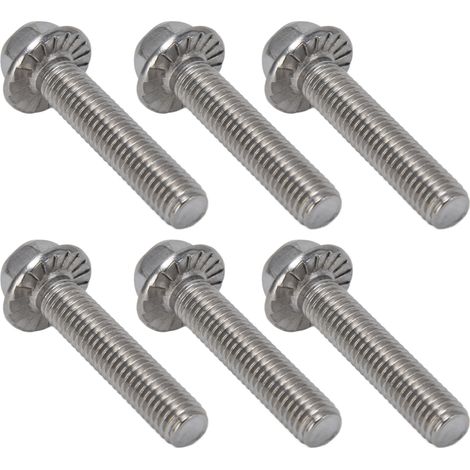 20 vis M10x1,5 à tête hexagonale à bride en acier inoxydable A2-70 avec joint DIN6921M10x45 (1/5)