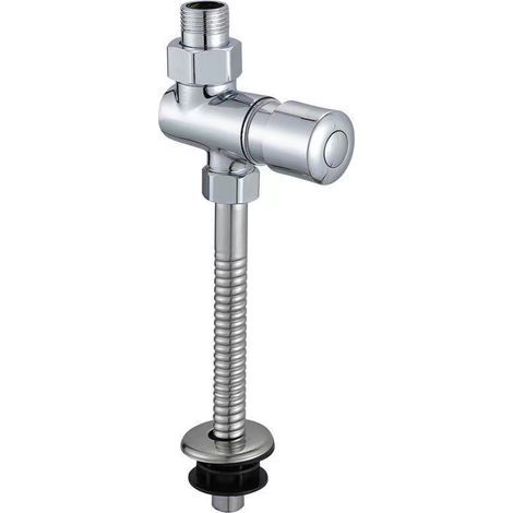 RGE et de nge pour Urinoir, et de Chasse d'urinoir en Alliage de Zinc Urinoir Valve Bouton Type Manuel et de nge de Toilette Accessoire de Salle de Bain (1/4)