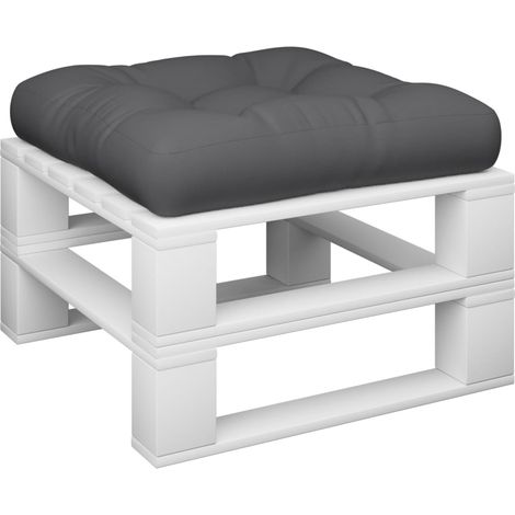 Maison Exclusive - Palettenkissen Grau 58x58x10 cm Stoff (1/5)