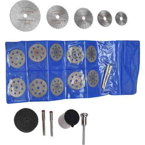 Kit de 60 mini disques de coupe pour le travail du bois (1/5)