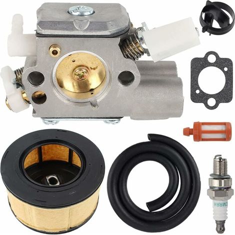 Carburateur Tronçonneuse STIHL MS251 MS231, Kit Réparation C1Q-S233 avec Filtre à Air, Bougie, Filtre Essence et Huile, Pièce 1143-120-0617, Compatible MS 251 MS 231 (1/5)