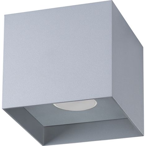 Lámparas de techo Hati gris aluminio 1xGU10  10cm Sollux (1/5)