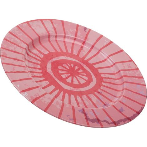 Plato de metal rosa d33x1,5 (1/4)