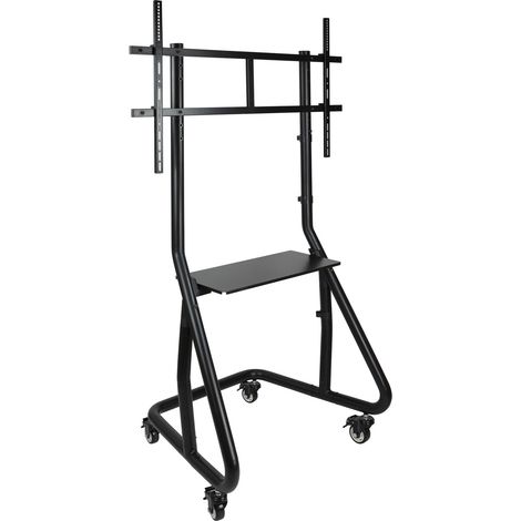 TV-Ständer Boden VESA 1000x600 SCHWARZ SCHWARZ (1/5)