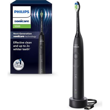 Philips HX7111/01 Sonicare 5500 Elektrische Zahnbürste SCHWARZ