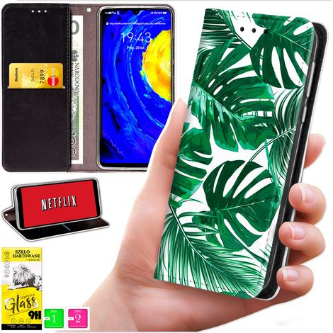 Custodia a portafoglio per Motorola Moto G06 / G06 Power - cover bluemoon con stampa + vetro 9H (1/5)