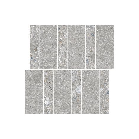 Carrelage effet pierre PANGEA GEA Mosaïque mix Gris pâle - Naturel - boîte de 1.08 m2 - Mosaïque mix Gris pâle - boîte de 1.08 m2 - Mosaï Mosaïque mi