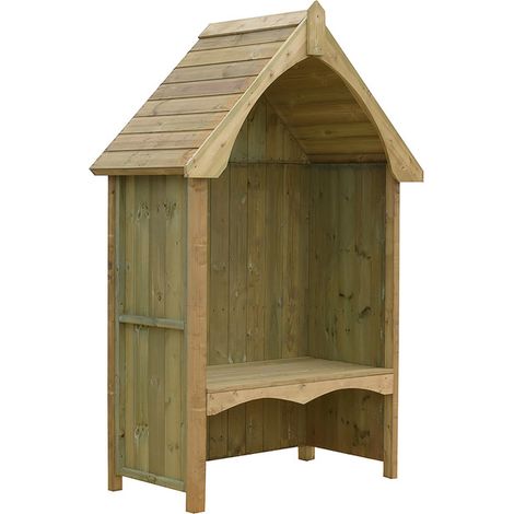 Balsam Arbour Garden Arch Seat Approx 4 x 2 Feet (1/5)
