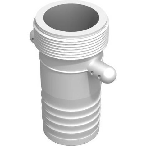 Raccord cranté male 2'' BSP - male cannelé droit 50mm (1/2)