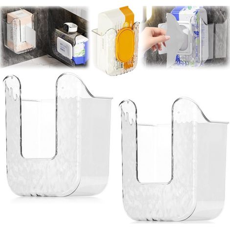 Dispensador transparente de toallitas húmedas de 2 piezas (1/5)