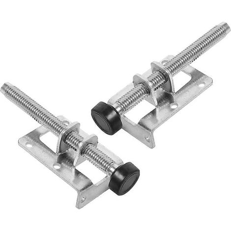 Pieds de table réglables en métal, adaptés aux meubles et aux armoires, lot de 4 (1/5)