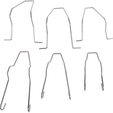 Kit de 6 Clips d'Ampoule en Acier Inoxydable - Ressorts de Retenue Anti-Rayures pour Phares H1, H3, H4, H7