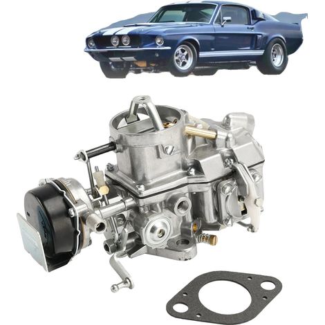 Carburatore, struttura in metallo, compatibile con motori a 6 cilindri, codice produttore: Autolite 1100, prodotto nuovo al 100%, codici ricambio intercambiabili multipli (1/5)
