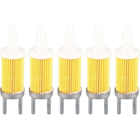 Lot de 5 éléments filtrants de rechange pour moteurs diesel, compatibles avec les motoculteurs et groupes électrogènes diesel refroidis par air de 178F. (1/5)