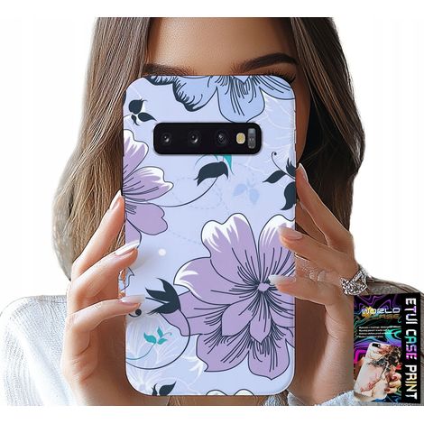 Custodia per Samsung Galaxy S10 Plus - motivi floreali e alla moda sul retro (1/5)