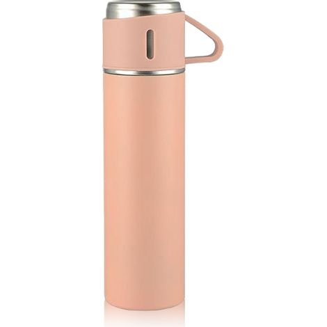 Tasse isotherme en acier inoxydable pour boissons chaudes et froides - Rose (1/4)