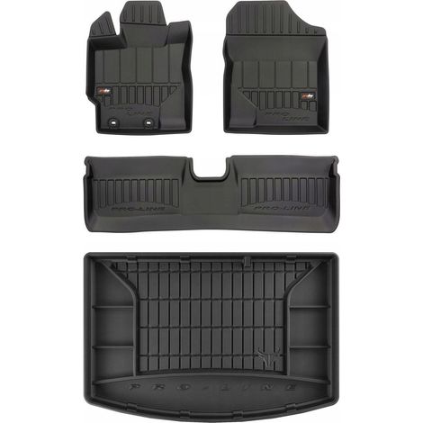 SET Alfombrillas de goma 3D Toyota Yaris 3 Active HB 2013-2018 d (1/5)