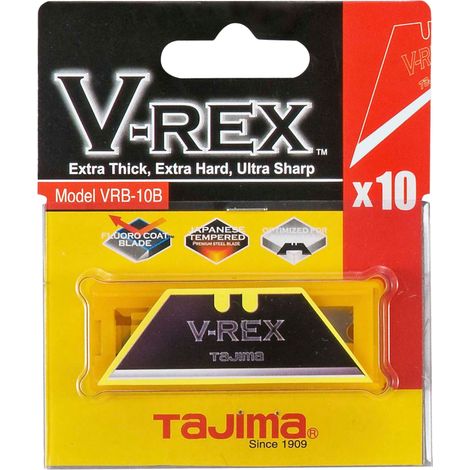 Tajima V-Rex Trapezklingen Spender mit 10 Klingen