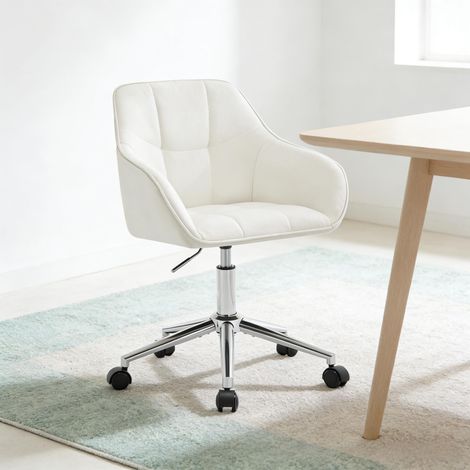 Bureau, pivotant, pour salon, salon et maquillage, Chaise polyvalente domicile, surface de travail pratique, rangement fonctionnel