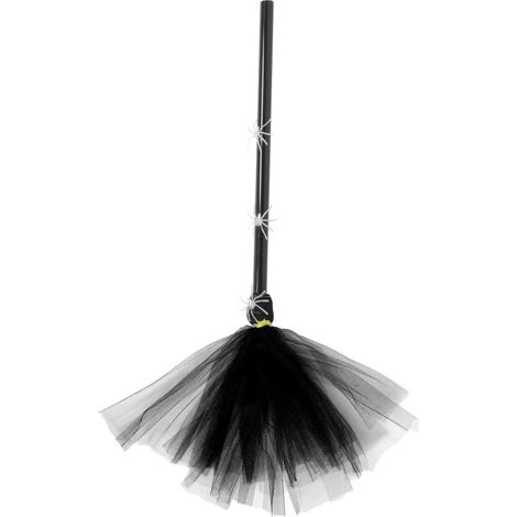 Balai de sorcière sacrée, accessoire de cosplay, balai volant de magicien, accessoires pour enfants, noir (1/5)