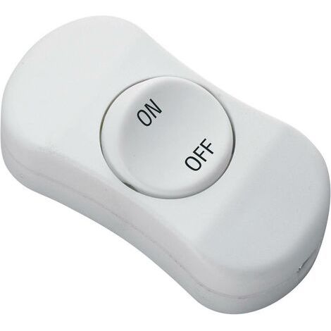TRU COMPONENTS TC-R13-901 Schnurschalter Weiß 1 x Aus/Ein 6 A 1 St. (1/5)