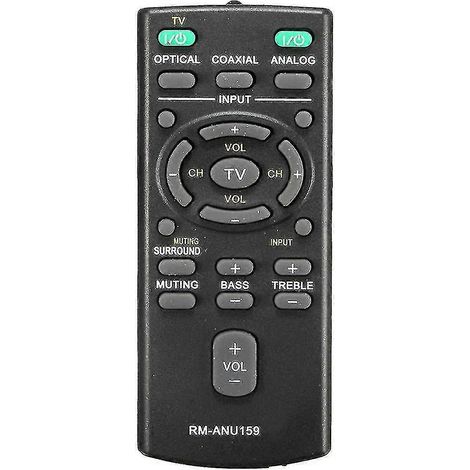 Télécommande rm-anu159 pour barre de son ss-wct60 rm-anu192 ht-ct60bt sa-ct60bt sa-ct60 (1/2)