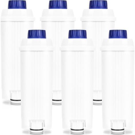 SWANEW 6x Filtro acqua per Delonghi compatibile per DLSC002 EC800 ECAM ETAM con carbone attivo (1/5)