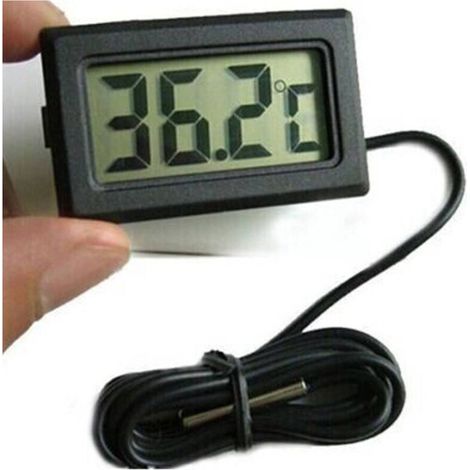 Termometro Digitale Display Lcd Con Sonda Misura Temperatura Interna Ed Esterna (1/5)