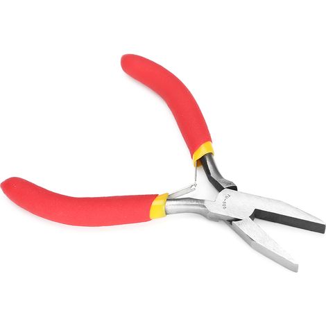 Pince à becs fins sans dents TU-505 Mini en acier chrome vanadium de 12,7 cm (5 po) avec poignée en plastique (1/5)