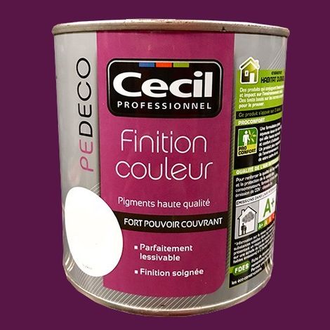 CECIL PE DECO Finition Couleur Ultra violet Mat 0,5 L (1/2)