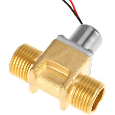 4,5 V DC 1/2" Messing-Impuls-Magnetventil für Wasserdurchfluss (1/5)