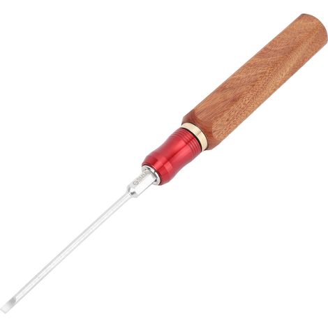 Embouts de tournevis à changement rapide, manche en bois antidérapant, fente 6 mm et 3 mm, PH2 et PH0, embouts cruciformes pour la maison et le travail du bois (1/5)
