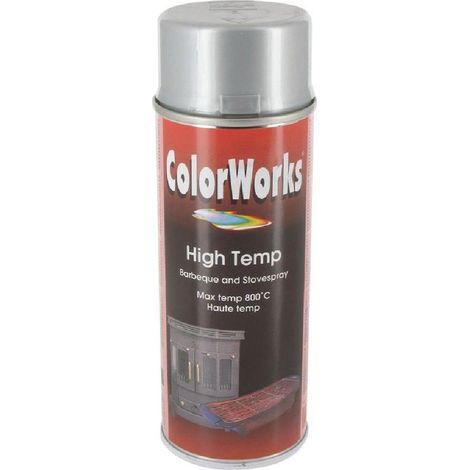 Peinture Haute Température Argent Résistance Thermique Extrême - Colorworks