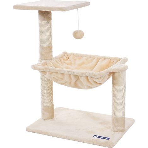 FEANDREA Tiragraffi Gatto Albero Tira Graffi Gioco Giacattolo Gatti in Sisal Naturale PCT82M (1/5)