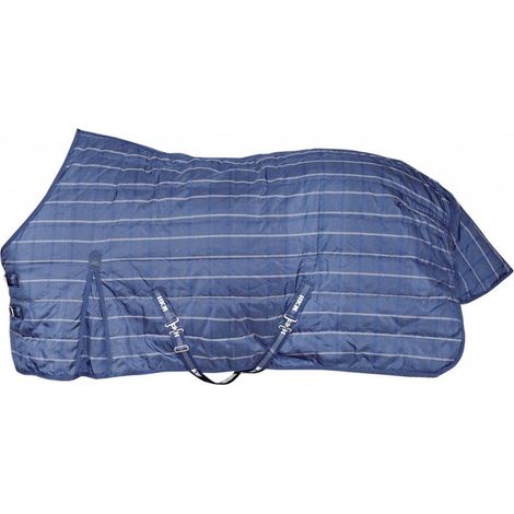 165 cm, Marineblau 6900: Coperta da box imbottita 200 g e tessuto esterno da 1200 denari con sottocoda (1/3)