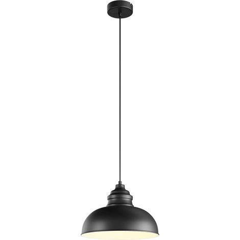 Lindby Lámpara colgante 'Cliona' en Negro de Metal (1/5)