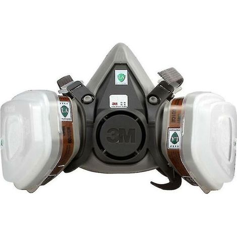 3M 6200 Wiederverwendbare Halbmaske – Schutz vor Gasen und Staub – Verstellbare Kopfbänder – Kompatibel mit 3M Filtern (1/5)