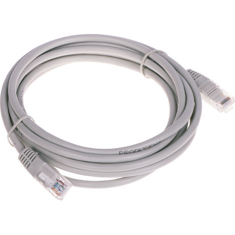 Patchkabel RJ45/3.0-Grau 3,0 m