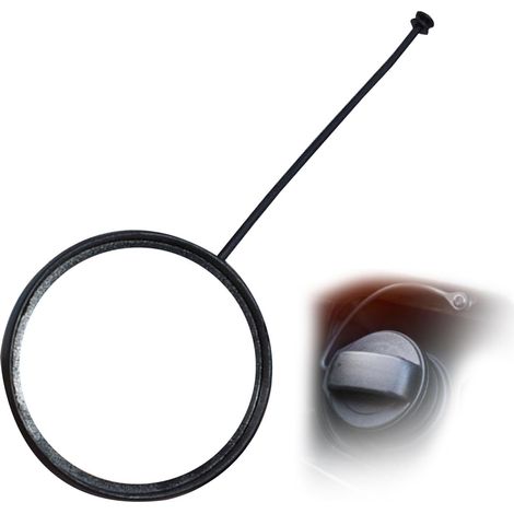 Bande de maintien pour bouchon de réservoir de réservoir - Bande en caoutchouc - Accessoire de bouchon de réservoir de carburant - Compatible avec Mercedes W169 W204 W203 W211 W212 W221 W172 W245 X204 (1/5)