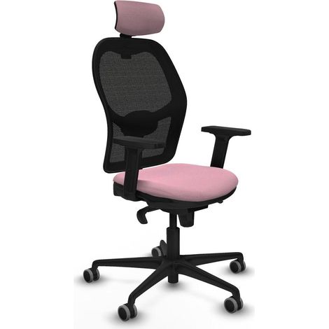 Piqueras y Crespo Jorquera Sedia da ufficio rosa regolabile