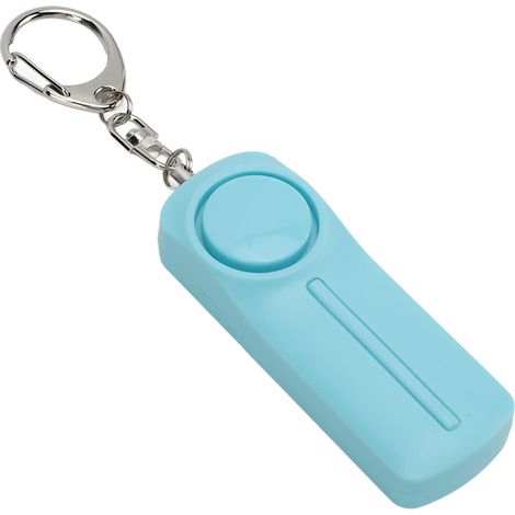 Mini Alarme Personnelle 130dB pour Femmes et Personnes Âgées - Dispositif de Sécurité Portable Bleu (1/5)
