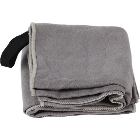 Serviette de sport d'extérieur en polaire double face en microfibre à séchage rapide, très absorbante et à séchage rapide. (1/5)