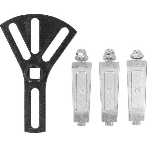 Werkzeugsatz zum Ausbau der Kraftstoffpumpe, universeller, verstellbarer, fächerförmiger 3-Backen-Tankverriegelungsringschlüssel mit einem Spannbereich von 135 bis 185 mm (1/5)