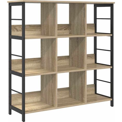 Bücherregal Sonoma-Eiche 102 x 32 x 104,5 cm Holzwerkstoff vidaXL (1/5)