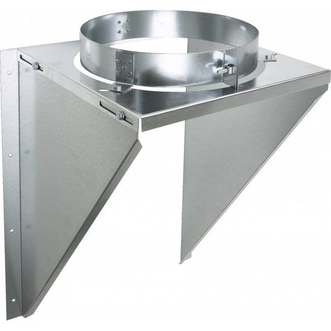Support mural Ø150 inox galva SM POUJOULAT 150 I/G - 32150056