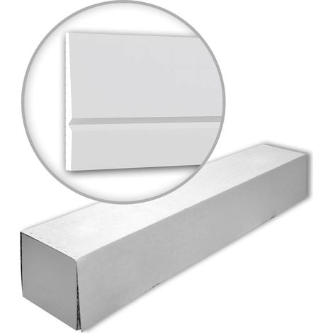 Profhome 653806-box 1 caja 10 piezas Zócalo Rodapié diseño moderno  20 m (1/5)